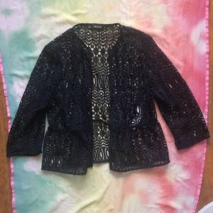 Zara | Sweaters | Zara Lace Crochet 